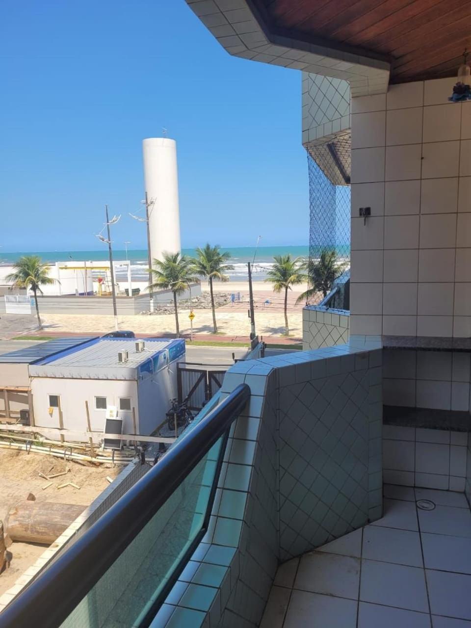 Frente Vista Mar Com Varanda Wi Fi 300Mbps E 10M Da Praia Da Tupi - Estacionamento Gratuito Praia Grande  Bagian luar foto