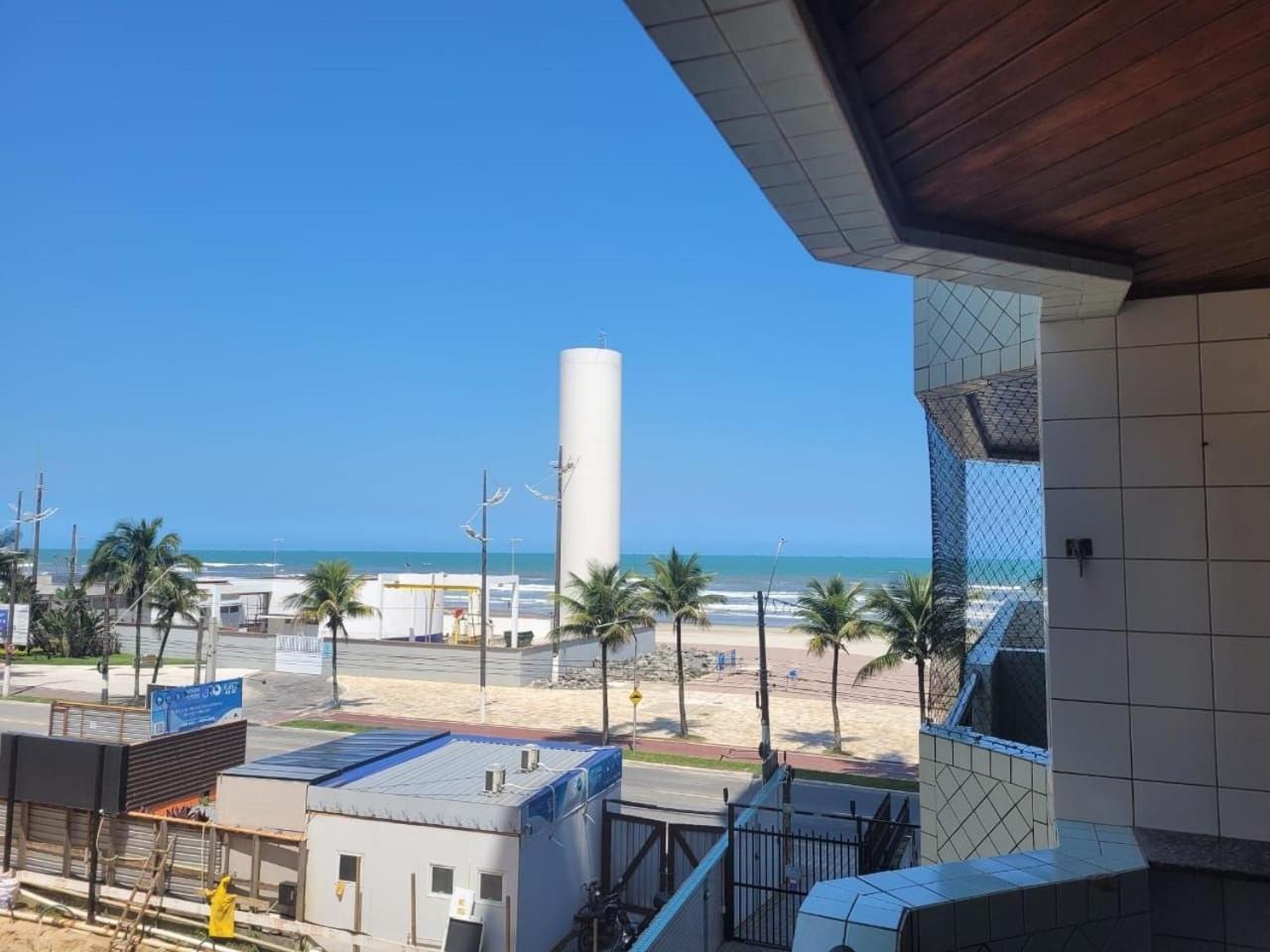 Frente Vista Mar Com Varanda Wi Fi 300Mbps E 10M Da Praia Da Tupi - Estacionamento Gratuito Praia Grande  Bagian luar foto