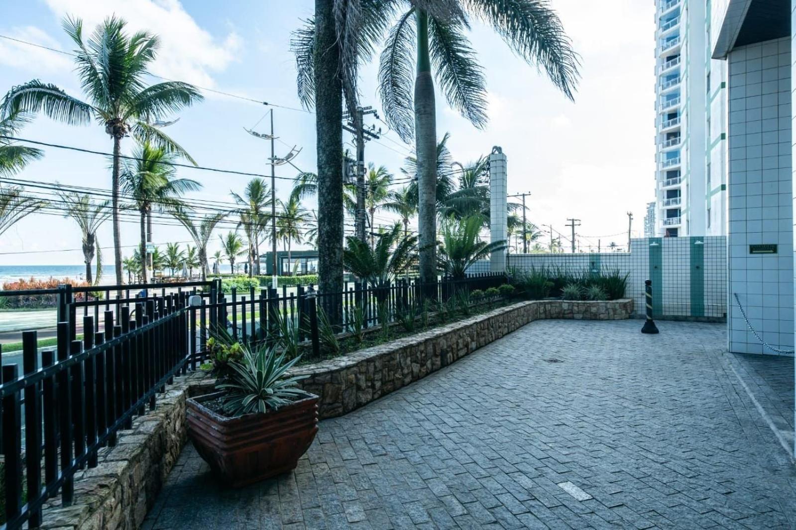 Frente Vista Mar Com Varanda Wi Fi 300Mbps E 10M Da Praia Da Tupi - Estacionamento Gratuito Praia Grande  Bagian luar foto