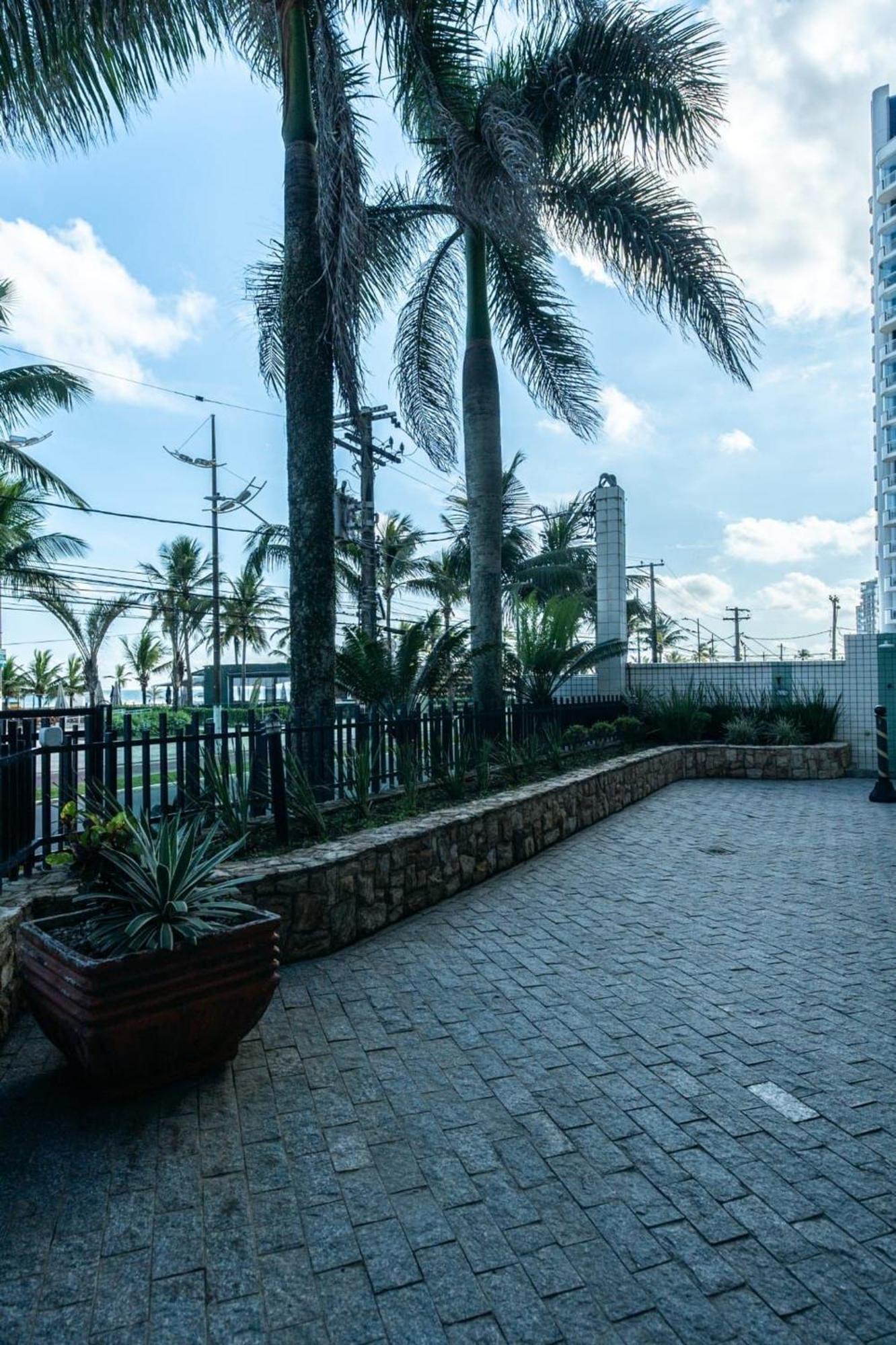 Frente Vista Mar Com Varanda Wi Fi 300Mbps E 10M Da Praia Da Tupi - Estacionamento Gratuito Praia Grande  Bagian luar foto